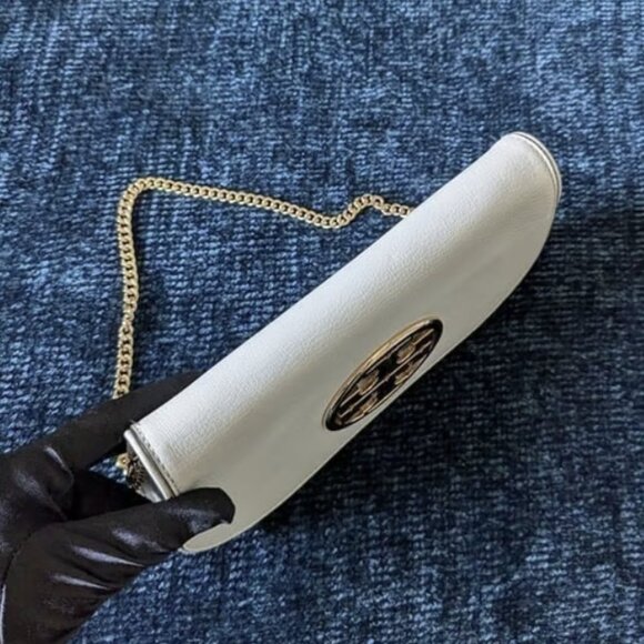 Tory Burch Vera Clutch - New Ivory Color - Picture 8 of 11